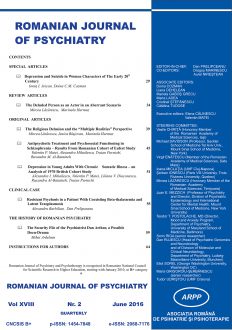 Romanian Journal of Psychiatry & Psychotherapy | Volume 18, No. 2, Year 2016