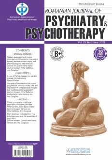 Romanian Journal of Psychiatry & Psychotherapy | Volume 25, No. 2, Year 2023